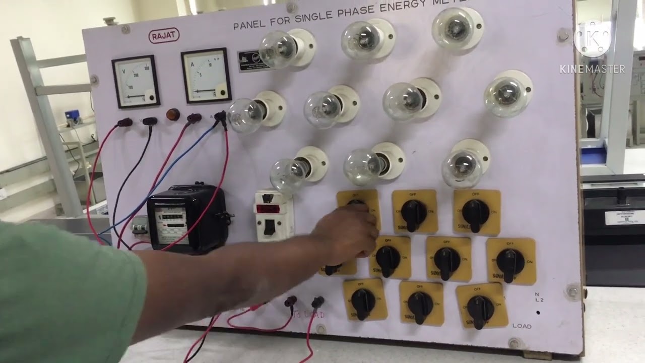 Measurement of Electrical Energy by Watthour meter
