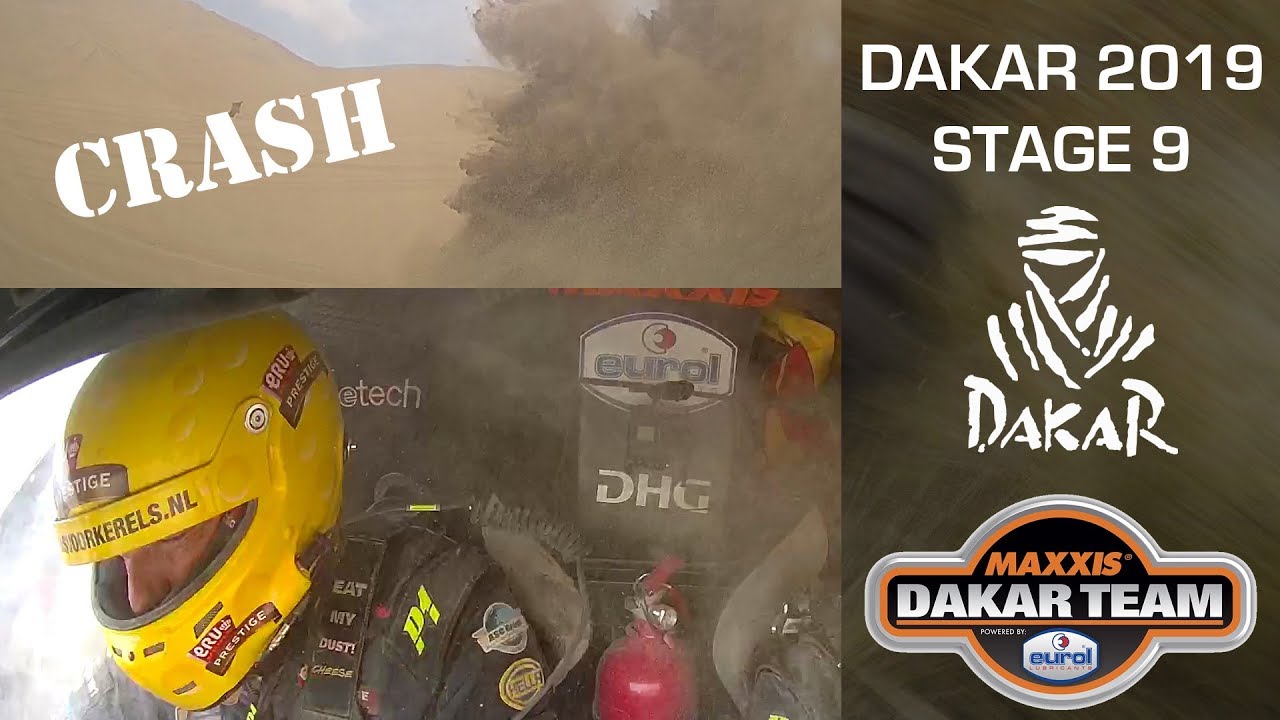 Dakar 2019 crash again for Tim and Tom Coronel in Stage 9 with The Beast