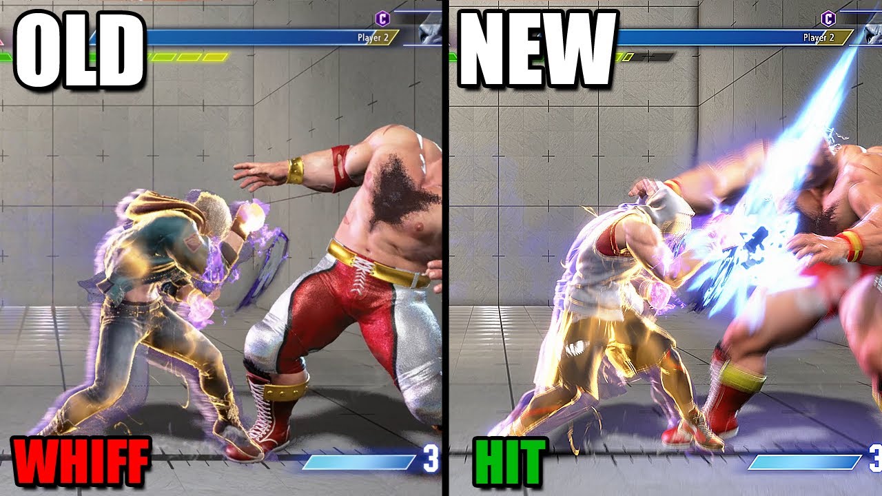 SF6 December Patch Changes, Side-by-Side Comparison.