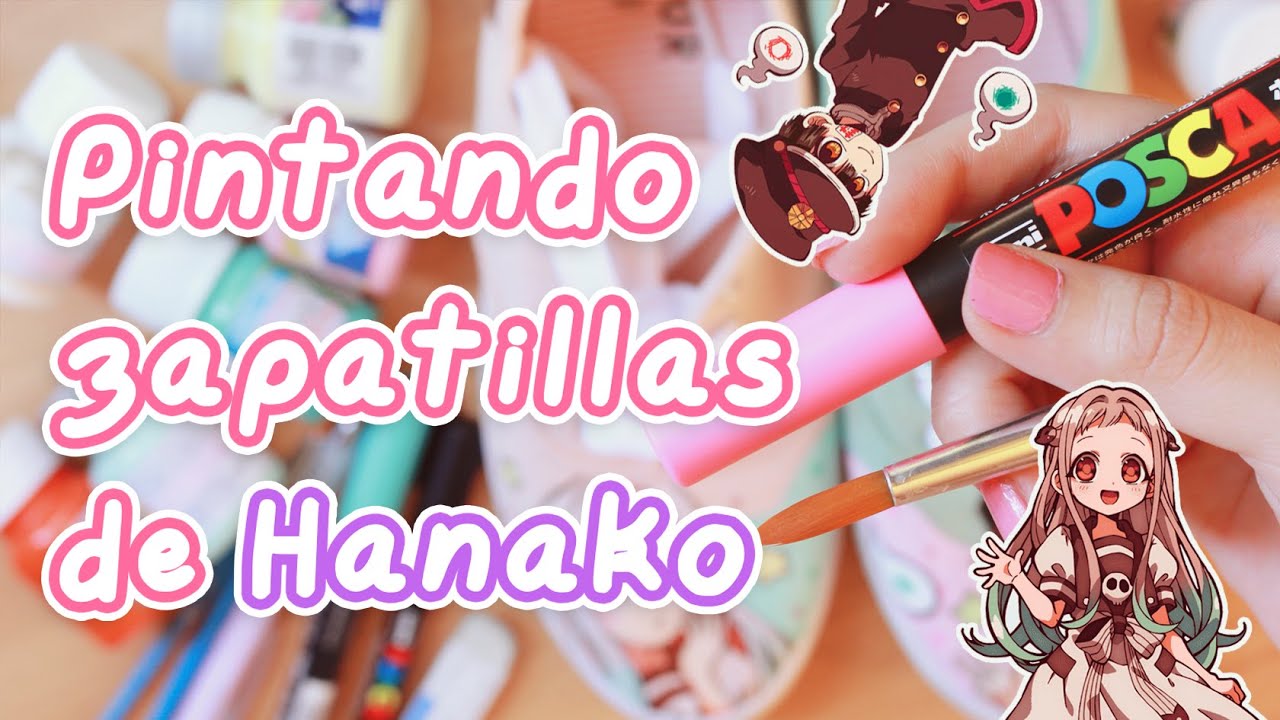 Pintando zapatillas de Jibaku shounen hanako-kun 👻👟