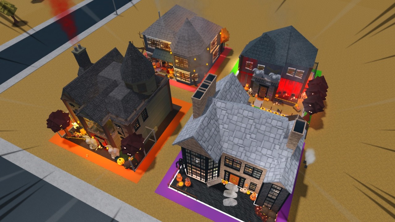 $1M HAUNTED HOUSE BUILD BATTLE IN BLOXBURG