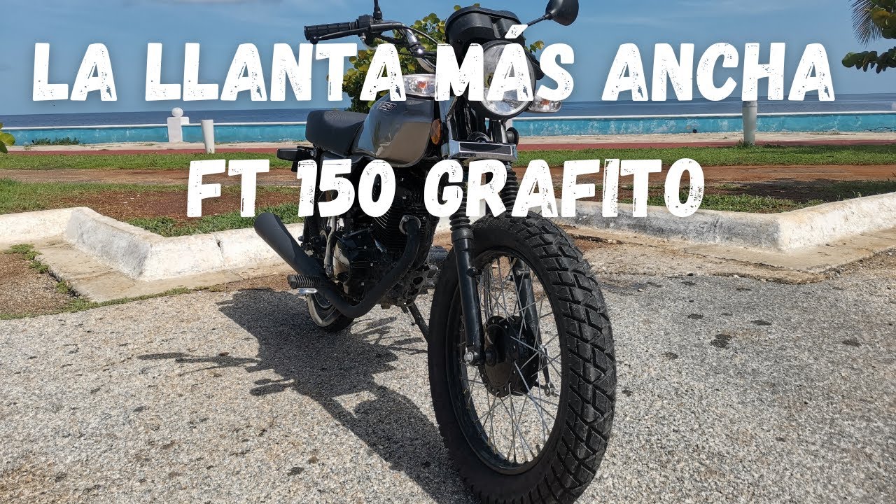 La llanta más ancha para la FT 150 y cubre polvos - Proyecto Café Racer