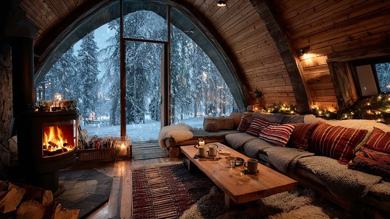 Hushed Winter | Soft Winter Ambience for Deep Sleep Meditation Relaxation and Anxiety Relief