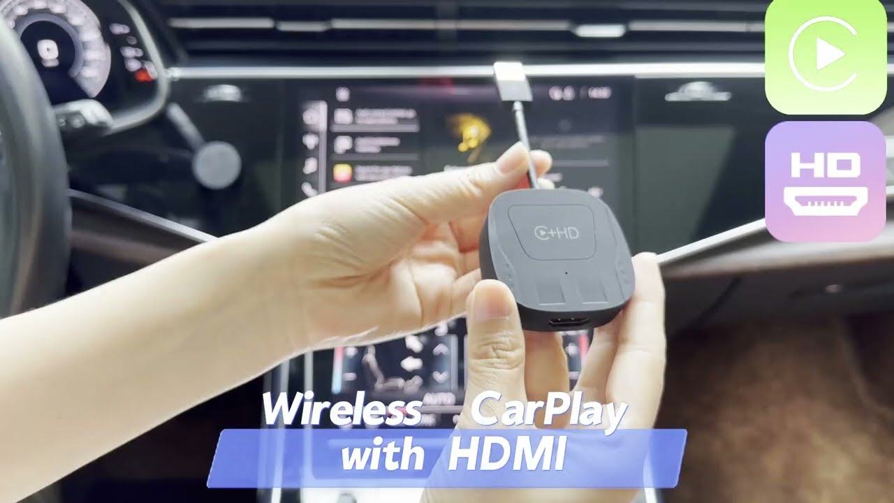 CarPlay Wireless Adapter with HDMI