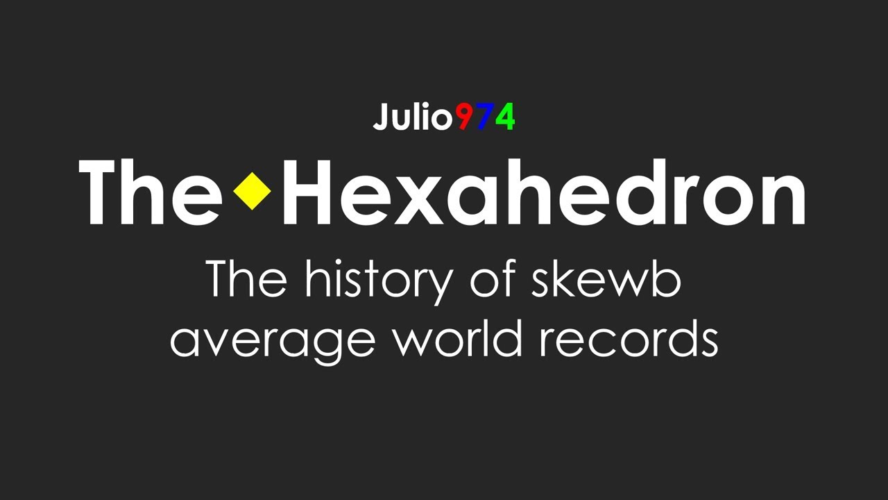 The history of skewb average world records