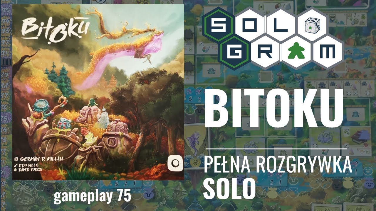 Bitoku | pełna rozgrywka solo | zasady gry | gameplay 75