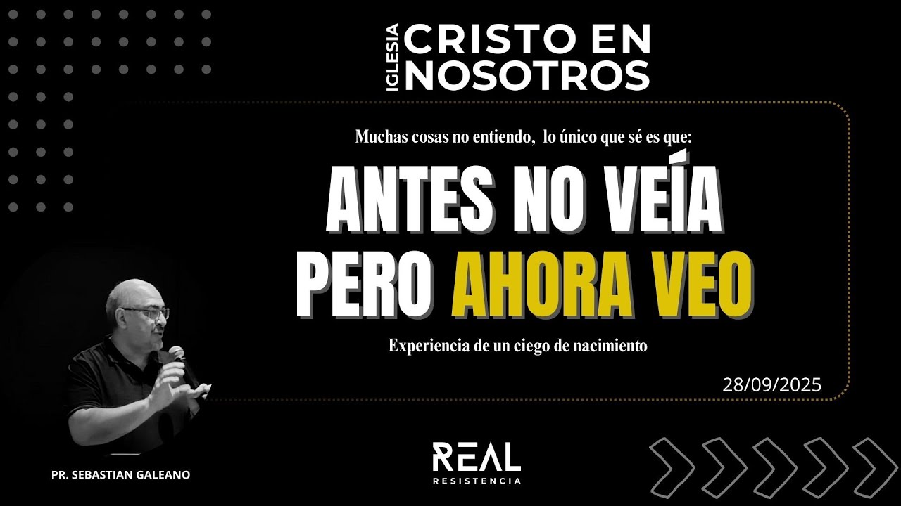 Antes No Veía Pero Ahora Veo - Real Resistencia