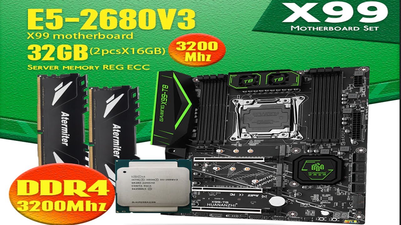 HUANANZHI X99 F8 Intel Xeon E5 2680 v3 Montamos paso a paso un PC chino para pruebas