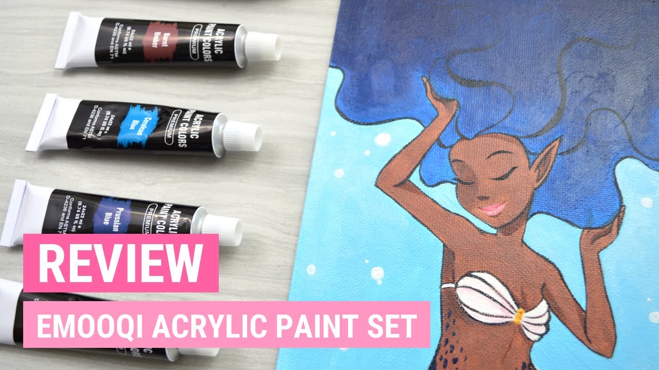 Emooqi Acrylic Paint Set | Art Product Review | iiKiui