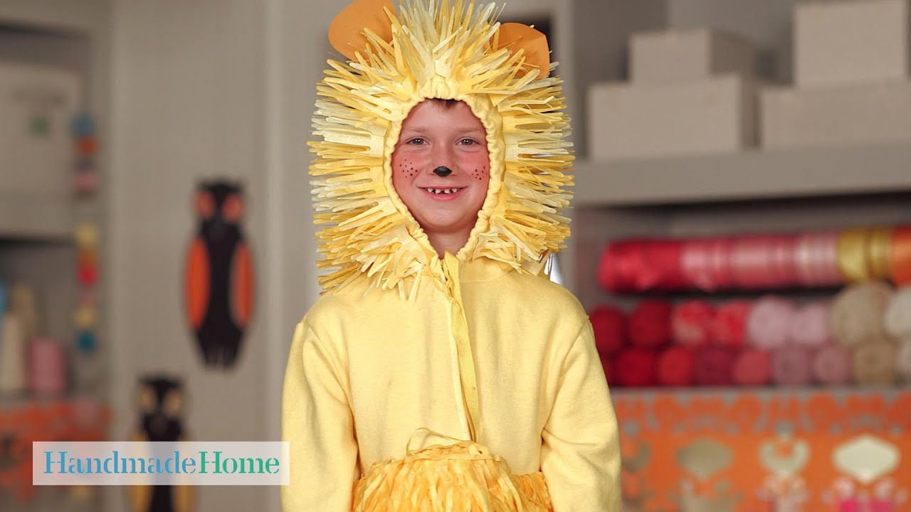 Kids Lion Costume - Handmade Home - Martha Stewart