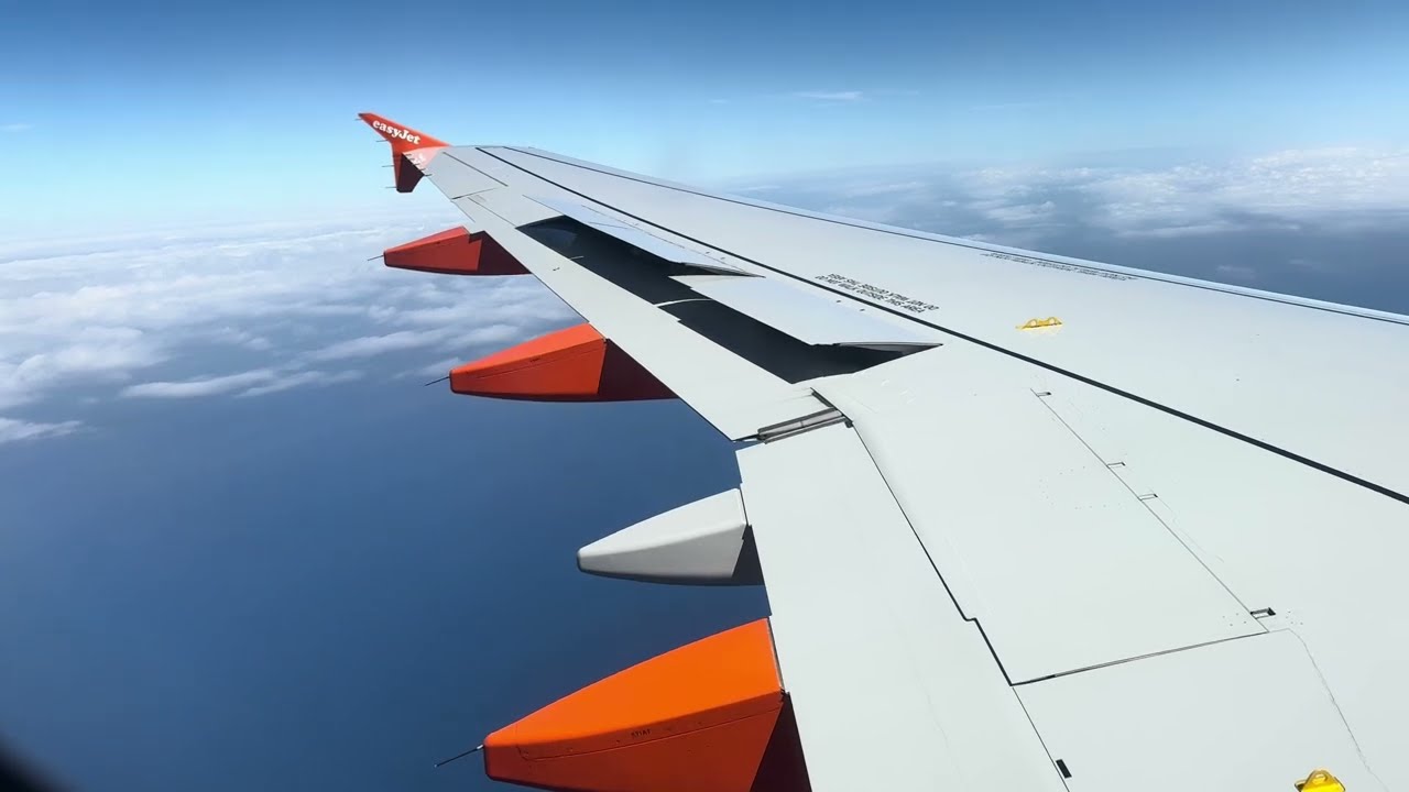Landing at Palma de Mallorca | EasyJet Airbus A319-111 | EZY8085