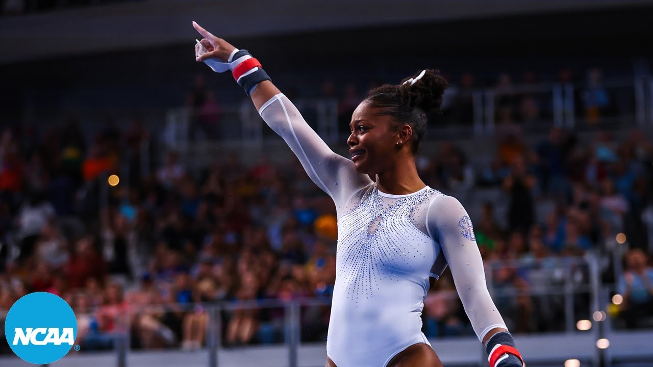 Trinity Thomas - Final college event on bars at 2023 NCAA championships