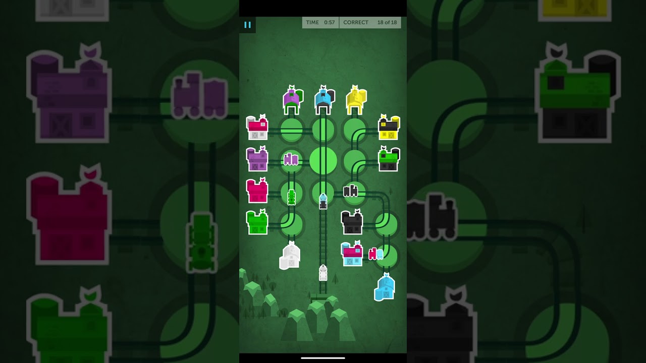 Lumosity - train of thoughts - level 13 - 46 trains - all pass