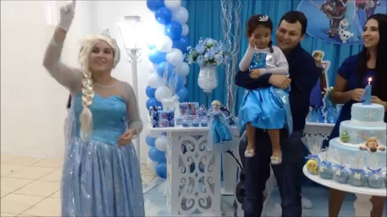 MARI RECREAÇÃO- PARABÉNS ANIMADO/ELSA/FROZEN
