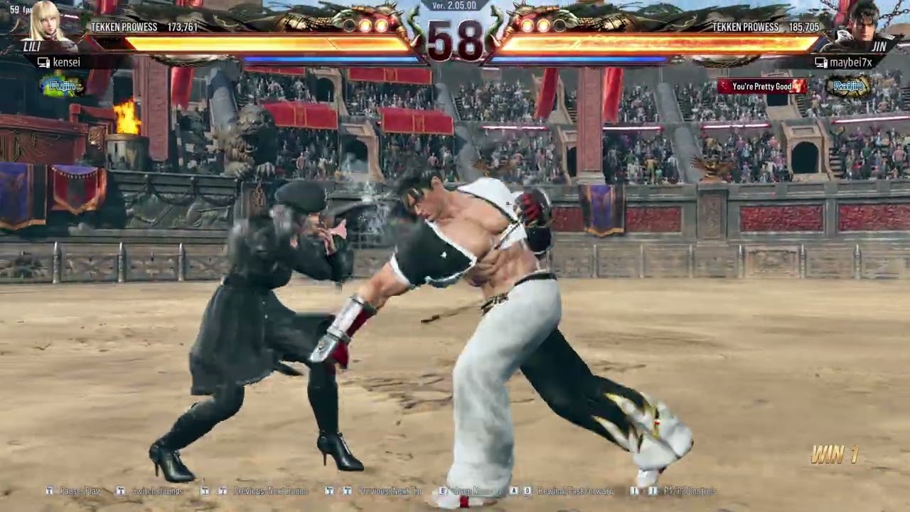Jin parry combo