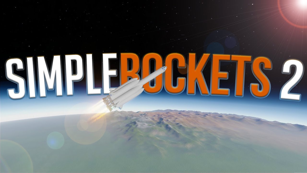 Building & Orbiting A Giant Rocketship  - The NEW Kerbal Space Program - SimpleRockets 2 Gameplay