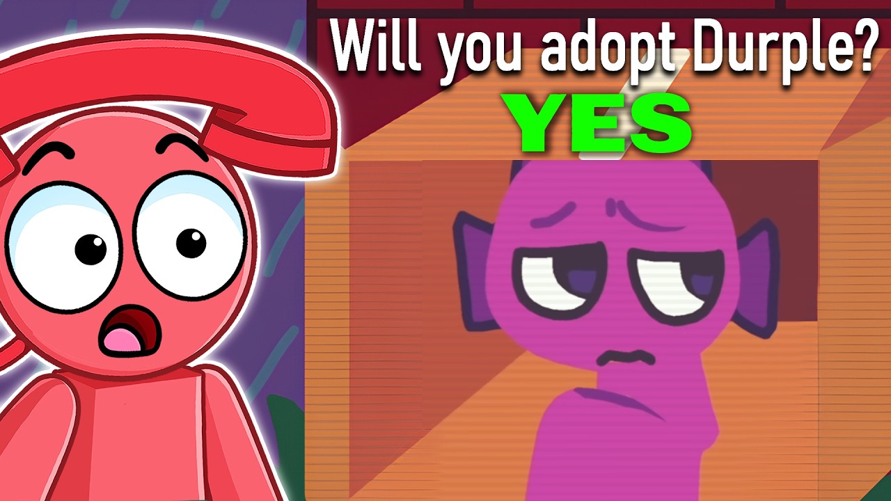 Sprunki, but ADOPT DURPLE??