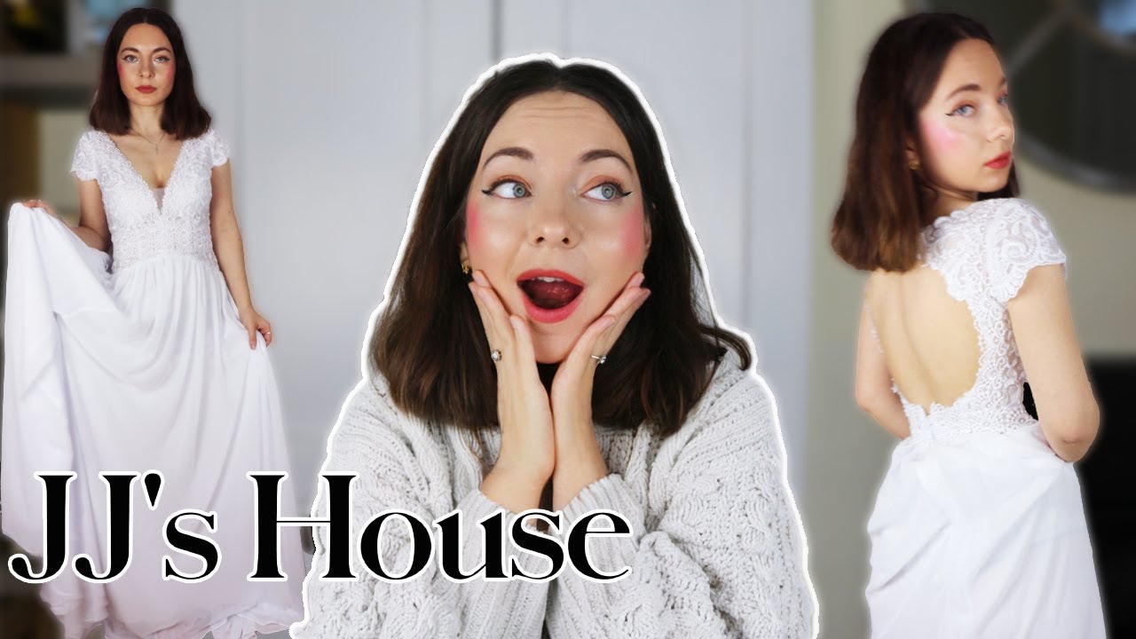 WEDDING DRESS Haul from JJs House | Try-on & Review