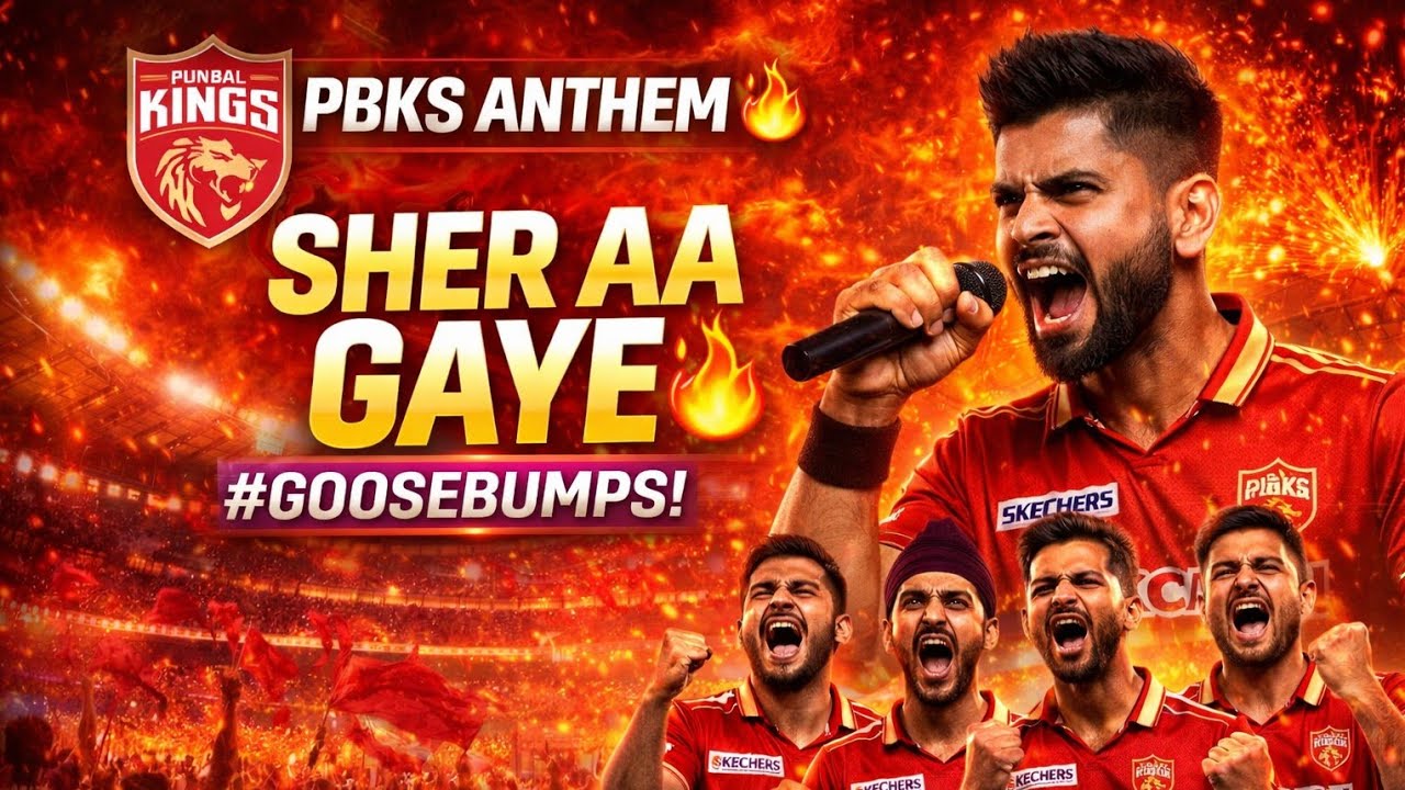 PBKS Anthem 2026 🔥 Punjab Kings Song | Sher Aa Gaye 🦁 | Stadium Anthem (Goosebumps!) IPL anthem 2026