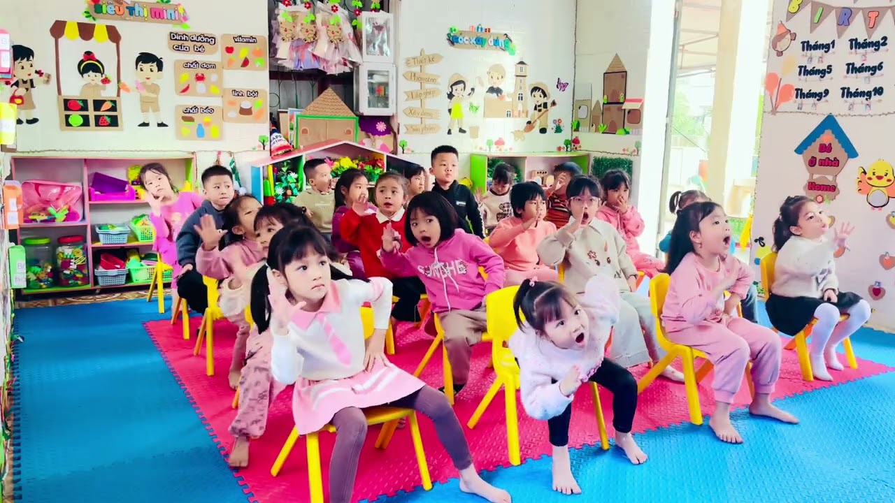 🎼Vận động theo nhạc🎼Trường MN Phú Thịnh, Kim Động, Hưng Yên ❤️