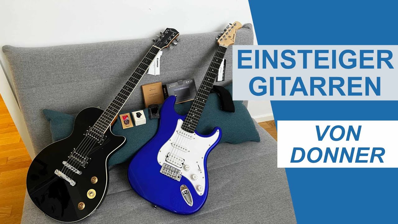 TEST Donner E-Gitarren und Set - Taugen diese Einsteigergitarren etwas? Mit Gewinnspiel bis 05.12.21