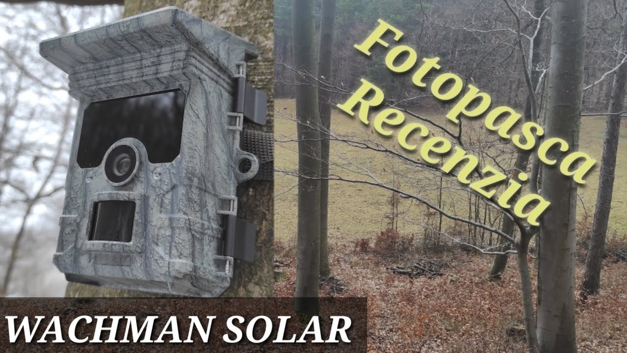 Fotopasca WACHMAN SOLAR 4K - Solar wifi trail camera - RECENZIA