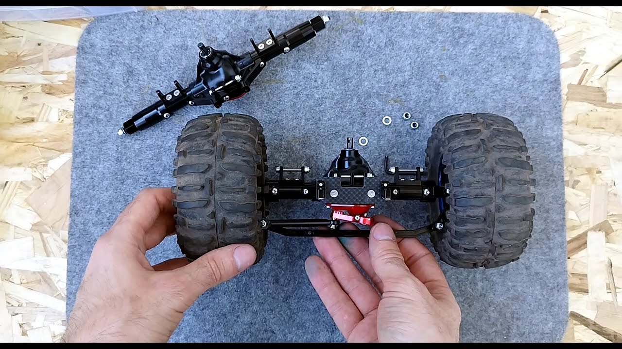 Бюджетные металлические мосты для RC  с Алиэкспресс