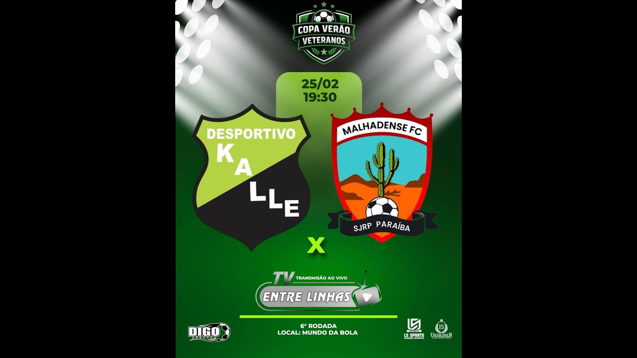 COPA VERÃO VETERANOS - 6° RODADA - MALHADENSE x DESP. KALLE