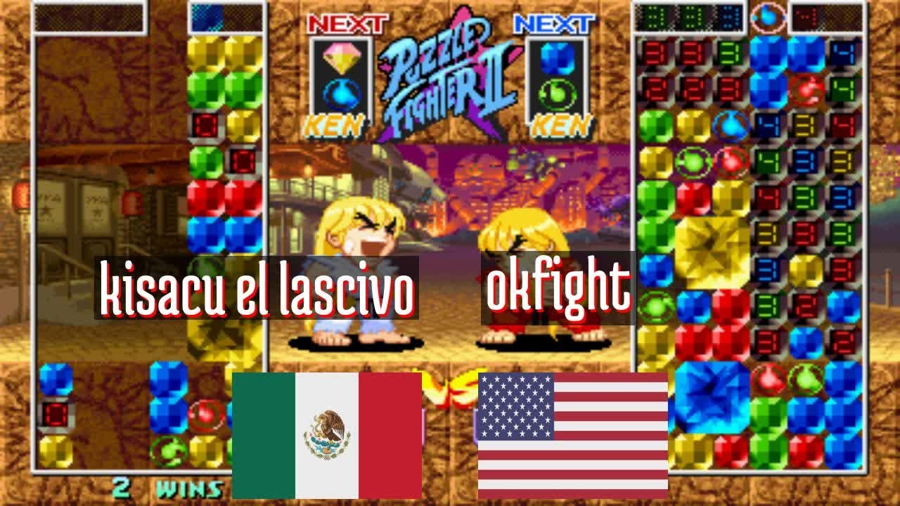 FT5 @spf2t: kisacu el lascivo (MX) vs okfight (US) [S Puzzle Fighter II spf2 Fightcade] Jun 12