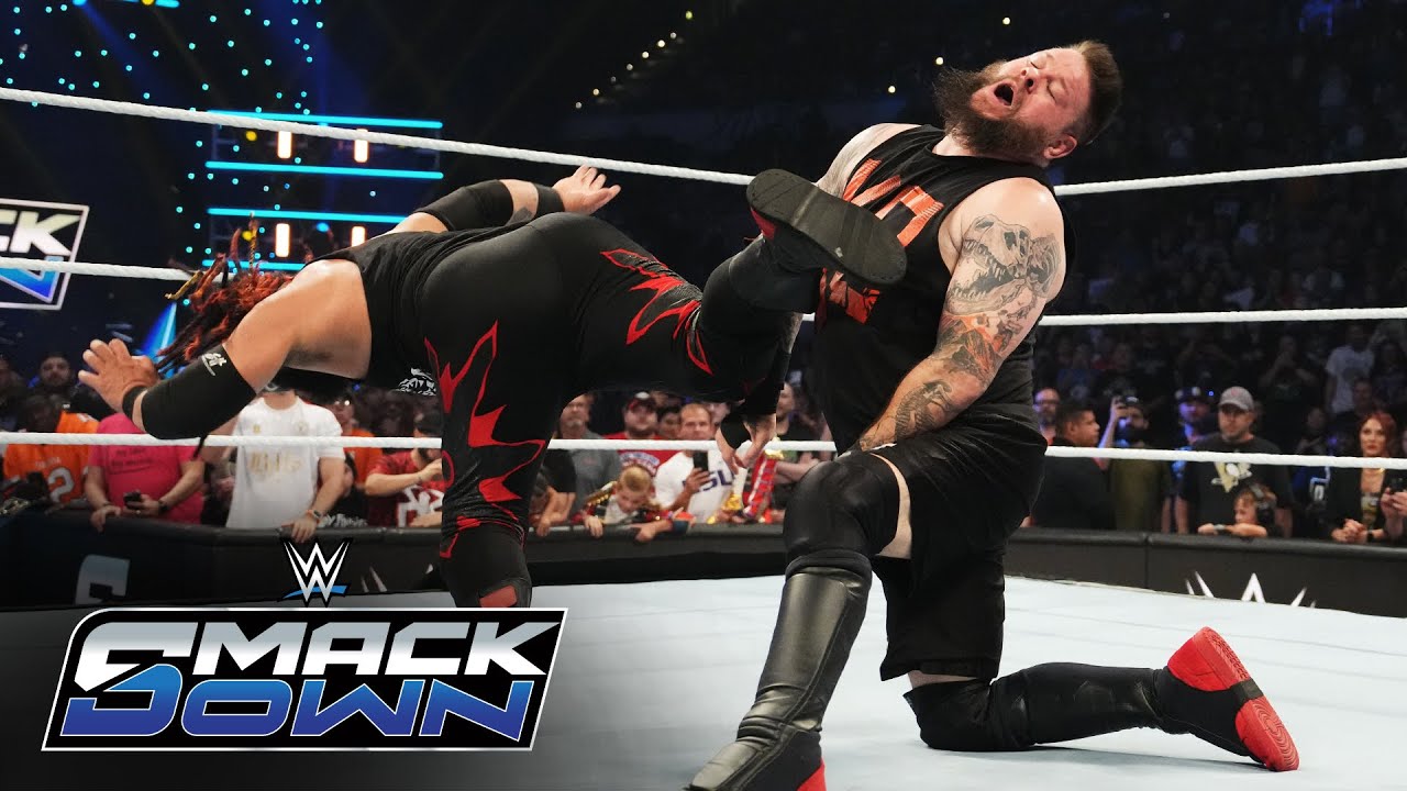 ПОЛНЫЙ МАТЧ: Рэнди Ортон и Кевин Оуэнс против Соло Сикоа и Джейкоба Фату: SmackDown, 27 сентября ...