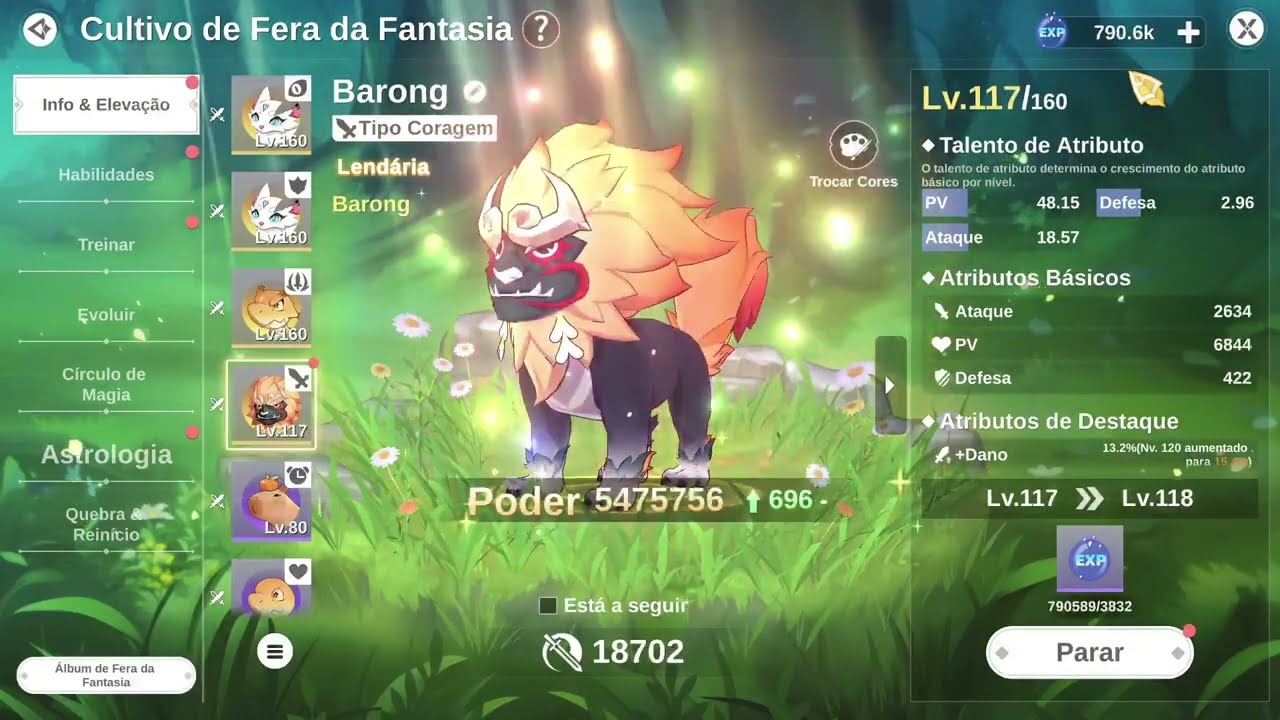 The Legend of Neverland - Evolução de Personagem / Barong