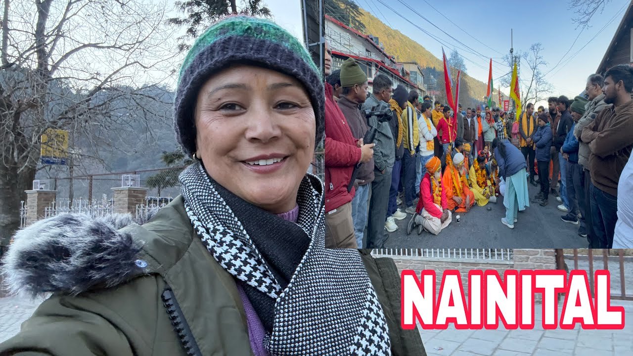 Nainital 15 January 2026 को मौसम और शहर मैं हो रही गतिविधियां #nainital #weather #beautiful #crowd 