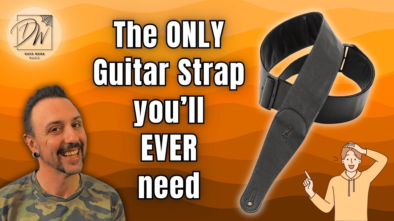 The BEST Leather Guitar Strap - Long And Comfy