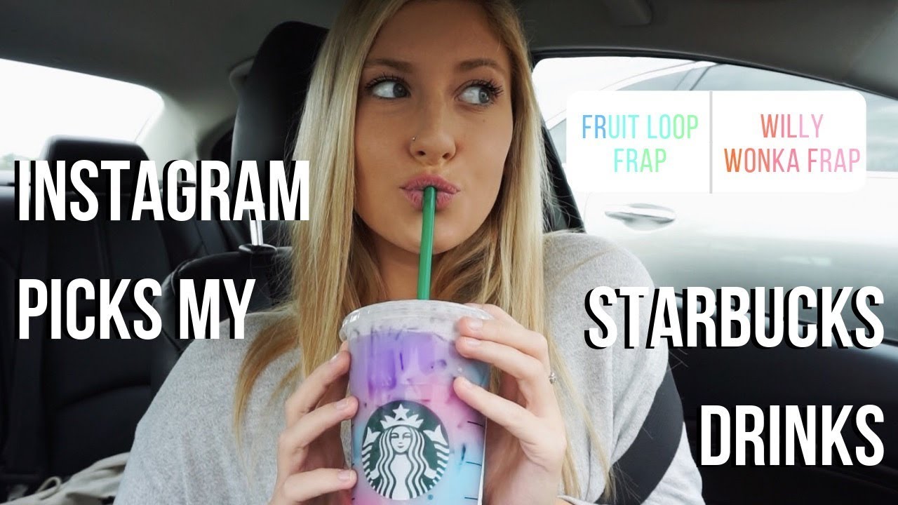 My Instagram Followers Pick My Starbucks Drinks for a Week...
