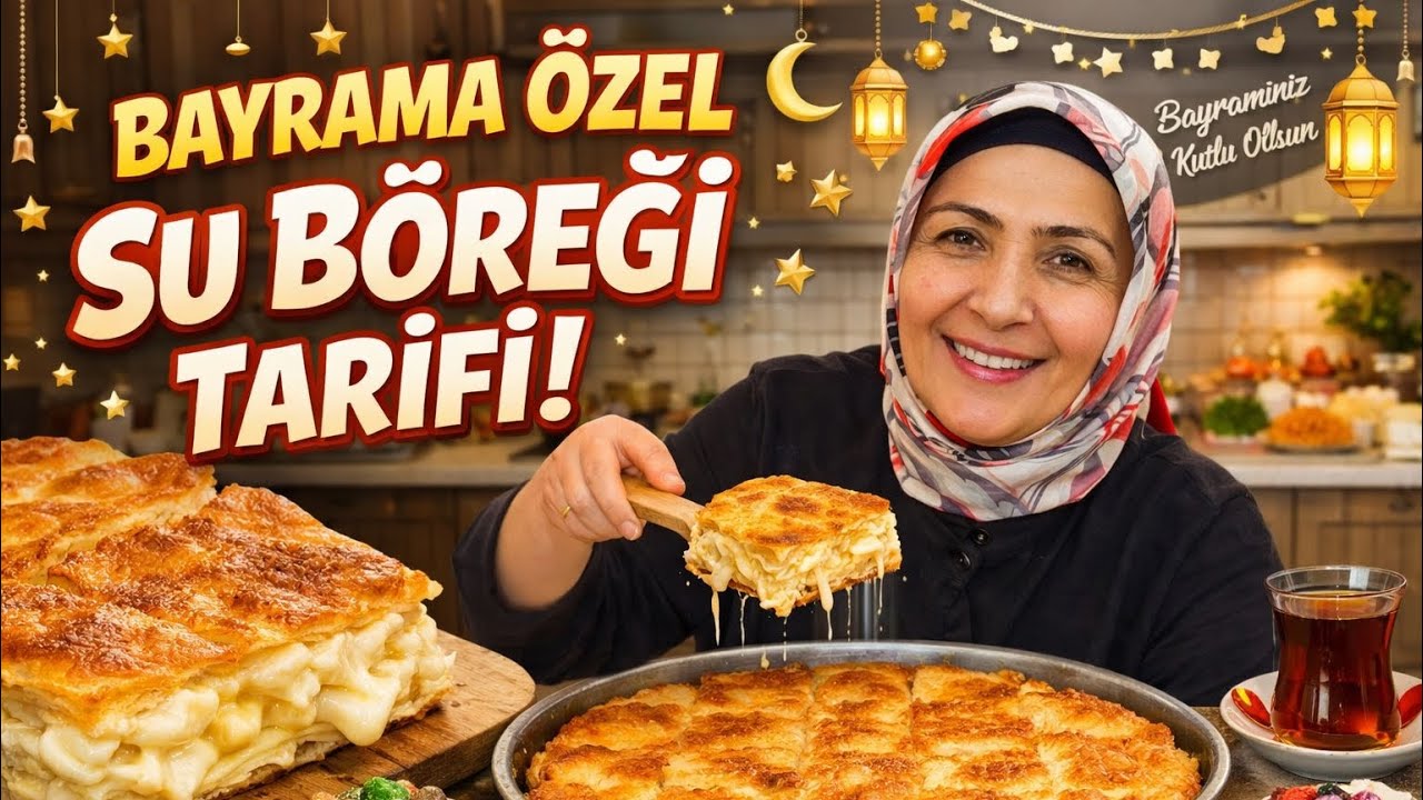 BAYRAM TEMİZLİĞİNİ BİTİRDİKTEN  SONRABUGÜN MUTFAĞA GEÇTİM BİRLİKTE SU BÖREĞİ YAPIYORUZ…”