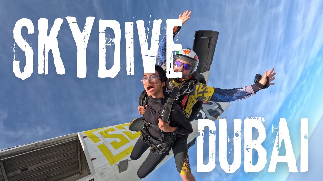 My First skydiving experience |Dubai series |Look what Iam doing!!!