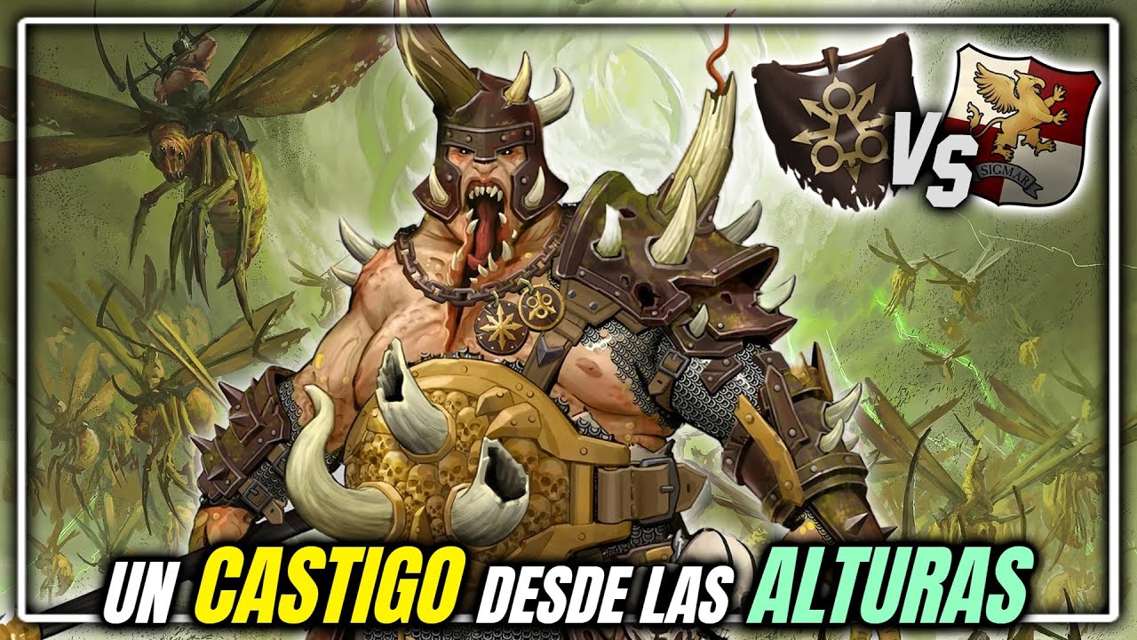 ⚔️¡El castigo que vino del Cielo!⚔️ NURGLE (Tamurkhan) vs IMPERIO (RANKED LAND BATTLE) TWWarhammer 3
