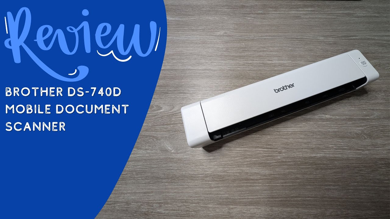 Honest Review: Brother DS-740D Duplex Compact Mobile Document Scanner #mobilescanner #officetools
