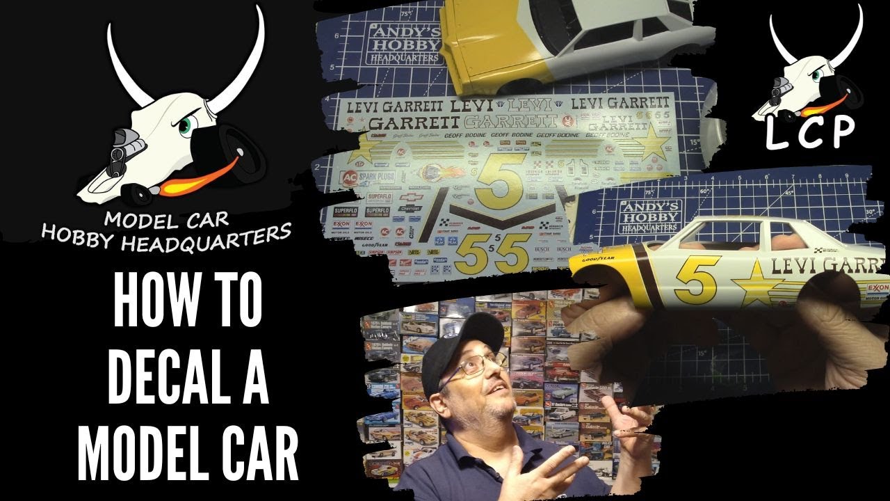 Decaling Up A NASCAR Model Car. Ep.233