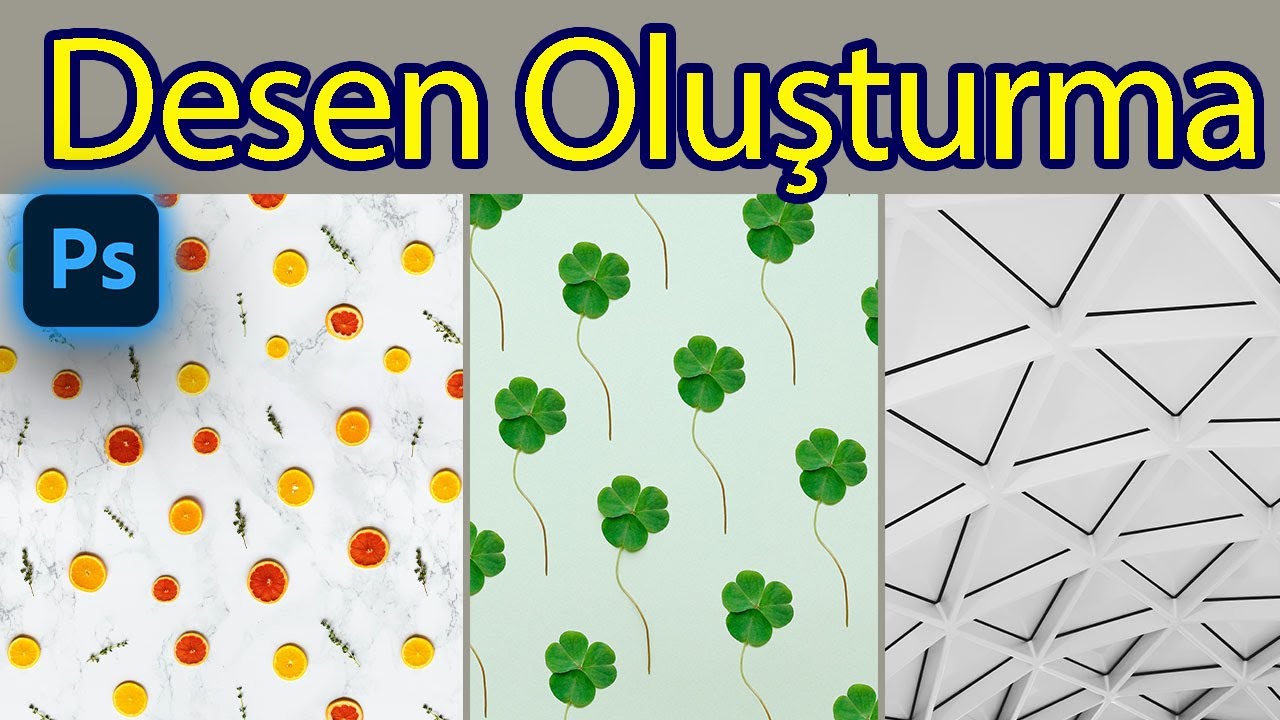 Photoshop 2024 Dersleri- Pattern Stamp Tool- Desen Damga Aracı