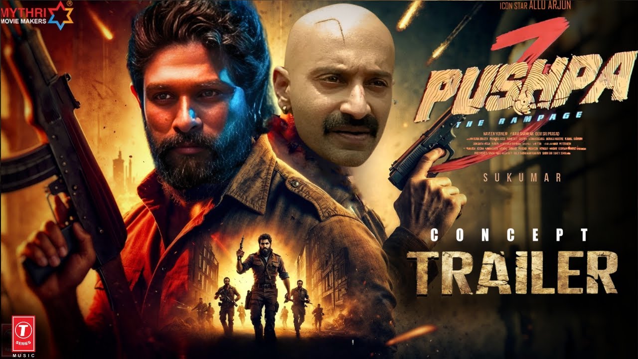 Pushpa 3: The Rampage🔥 | CONCEPT TRAILER | Allu Arjun | Vijay Deverkonda | Rashmika |Fahadh F| 2027