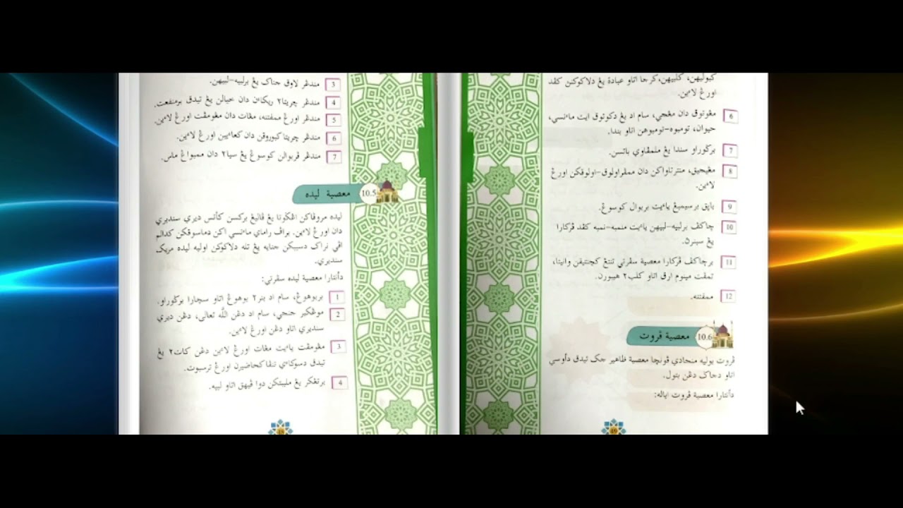 Akhlak & Tasauuf SAKNJ Darjah 4- Menghindari Maksiat Anggota