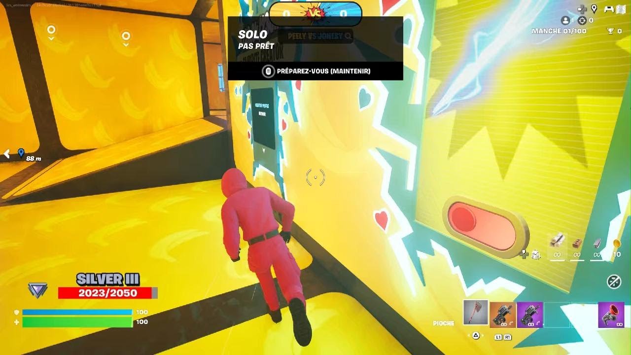 Comment dèbloquer tous les secret sur peely vs jonesy