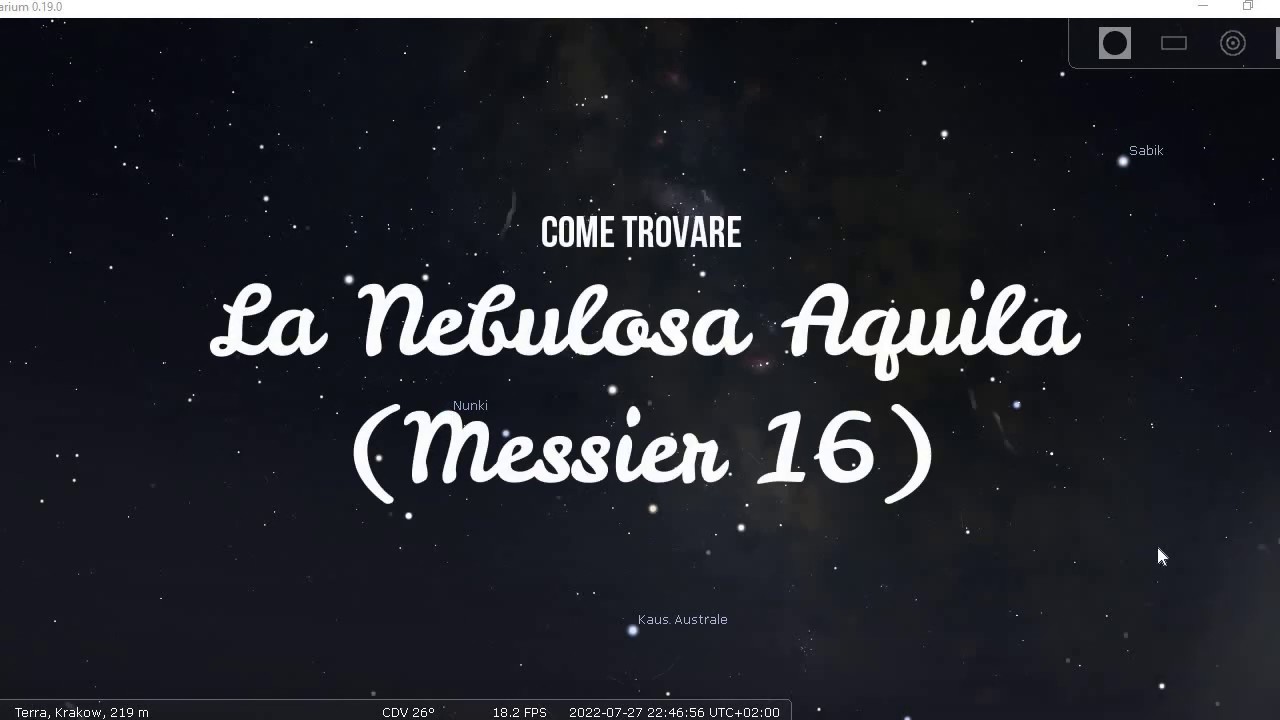Come trovare la Nebulosa Aquila (M16)