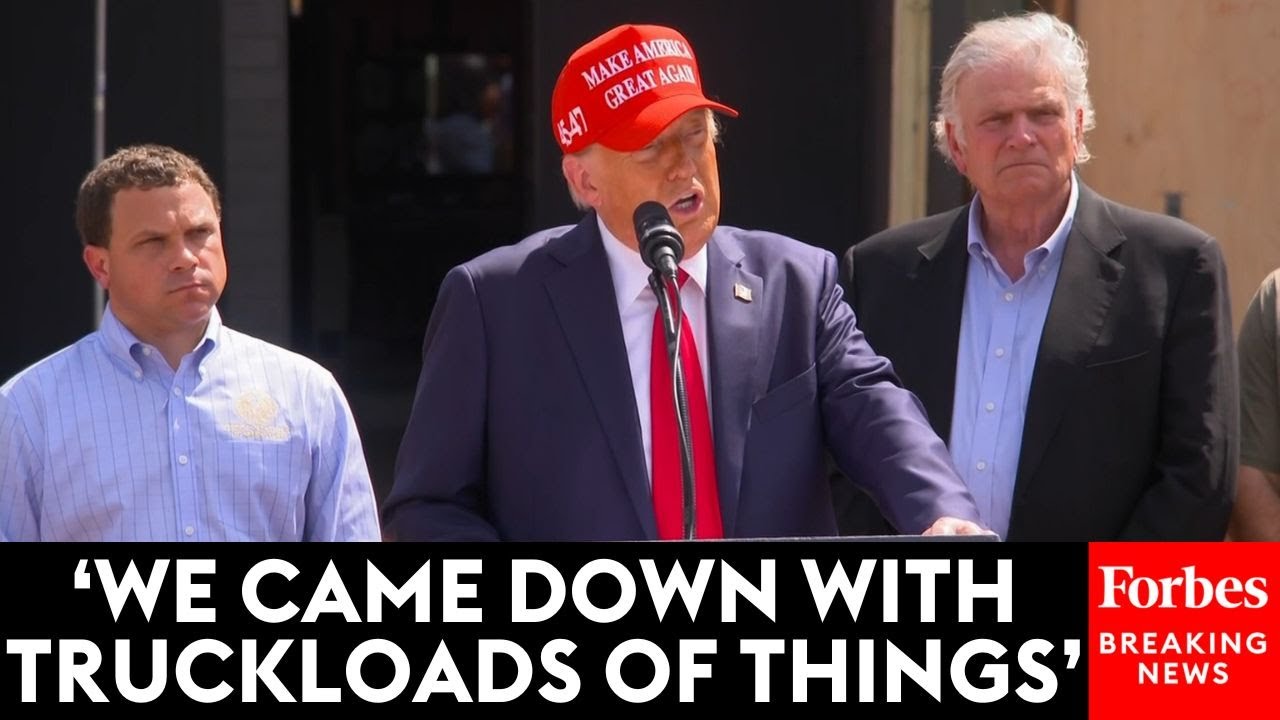BREAKING NEWS: Donald Trump Speaks After Receiving A Briefing On Hurricane Helene