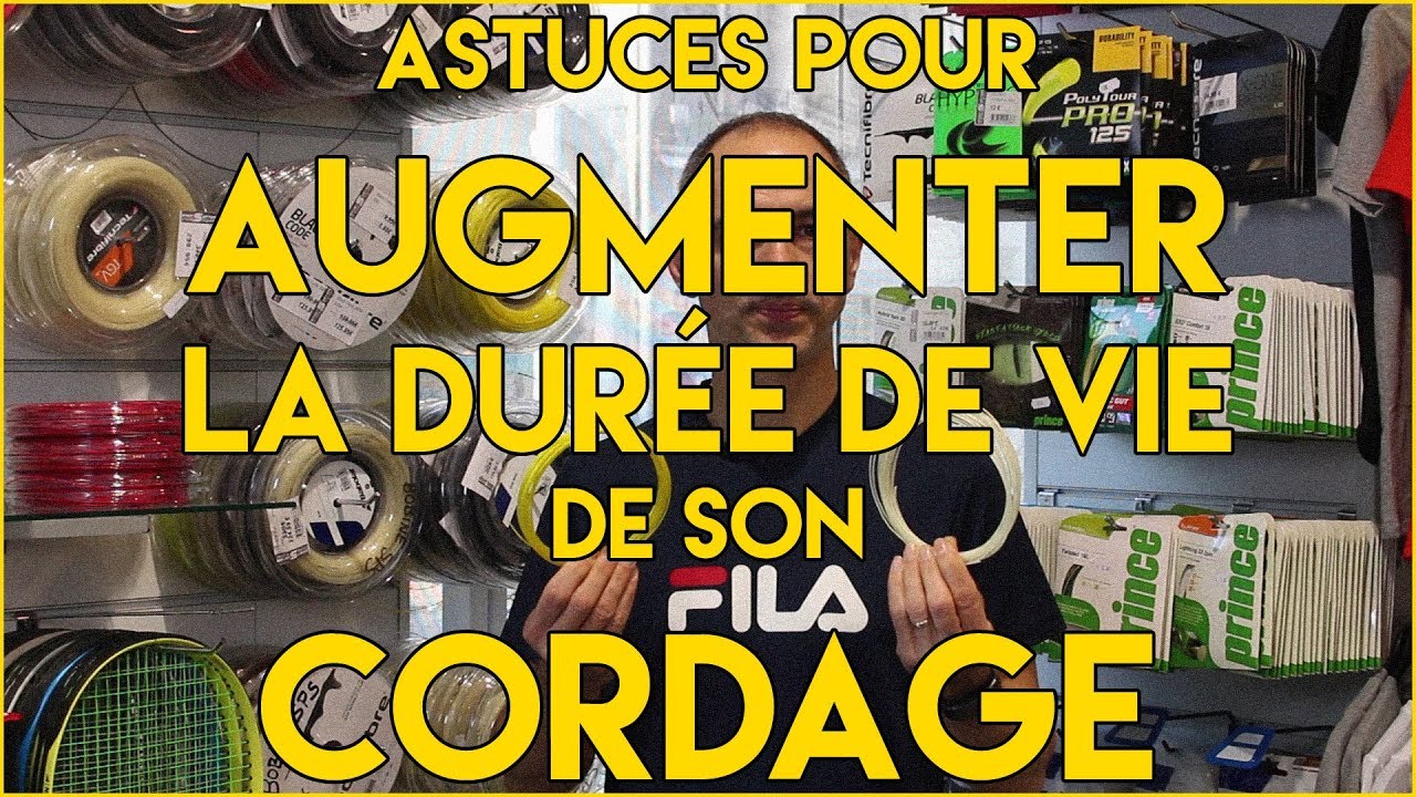 ASTUCES POUR AUGMENTER LA DURÉE DE VIE DE SON CORDAGE - SPORTSYSTEM