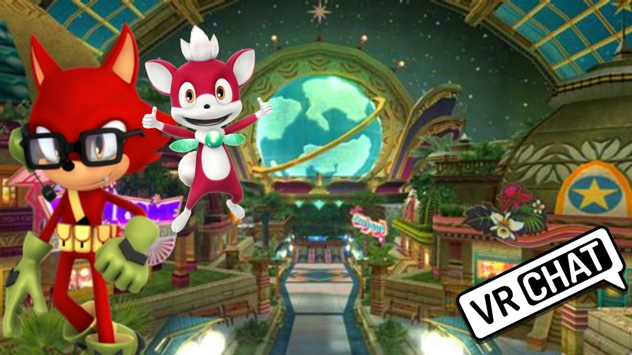 Gadget meets Chip in VRChat