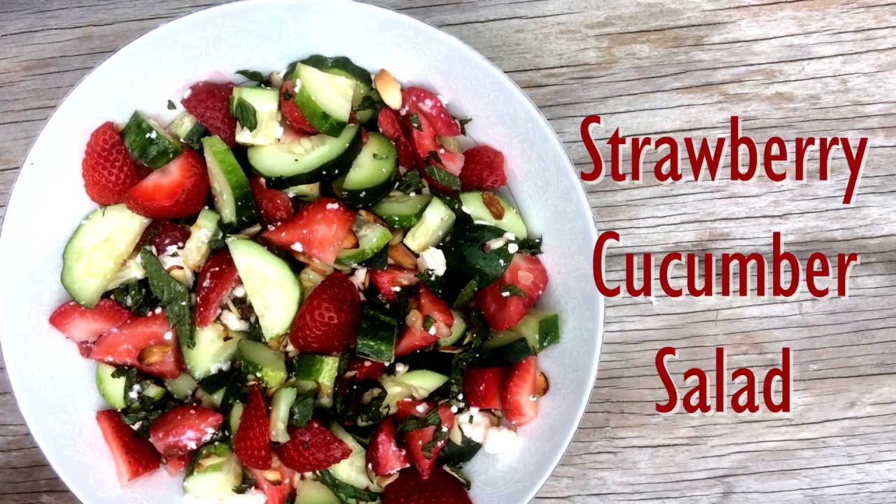 Strawberry Cucumber Salad
