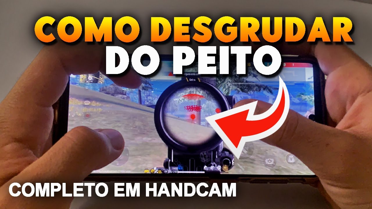 FAÇA ISSO PARA DAR CAPA DE MIRA ABERTA SEM GRUDAR NO PEITO! Free Fire Mobile