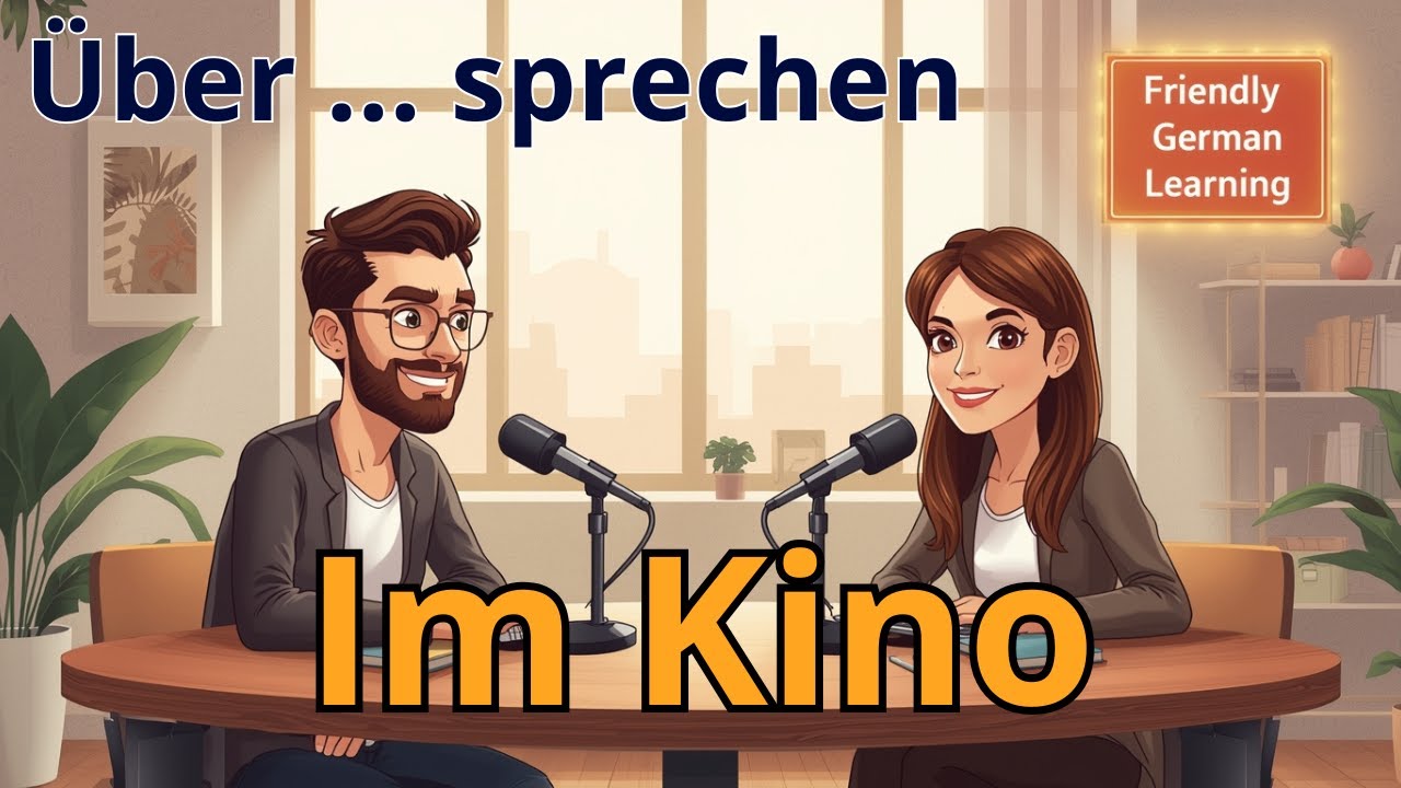 Deutsch lernen mit Dialogen A1 B1  Im KIno  Talking about at The CInema in German  Podcast
